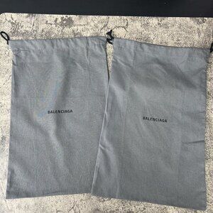 🛑 SOLD🛑 Balenciaga Grey x2 Drawstring Dust Bags